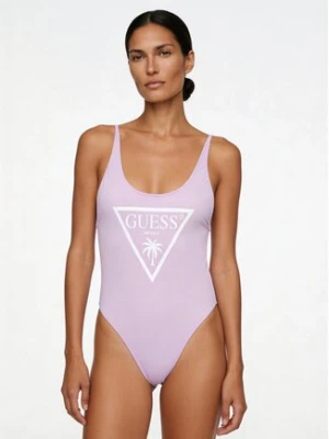 Guess Strój kąpielowy E6GJ43 KF442 Fioletowy