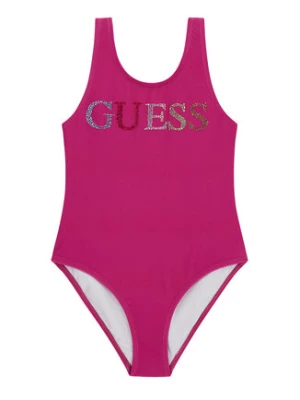 Guess Strój kąpielowy J6GZ29 KCA60 Różowy ciemny