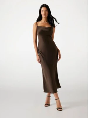 Guess Sukienka 172273 Brązowy Classic Fit