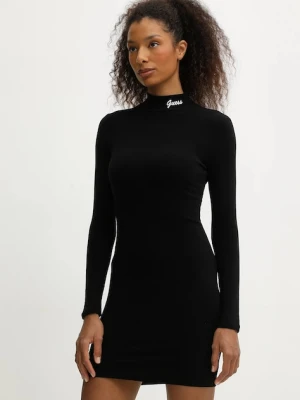 Guess sukienka ALBA kolor czarny mini dopasowana V5BK04 KCBF1