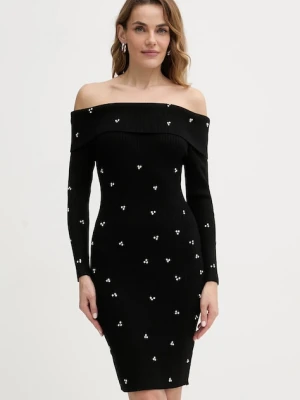 Guess sukienka ALISHA kolor czarny mini dopasowana W5BK64 Z2YJ2