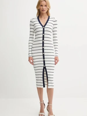 Guess sukienka ANDREA kolor biały mini dopasowana W5YK98 Z2YK2