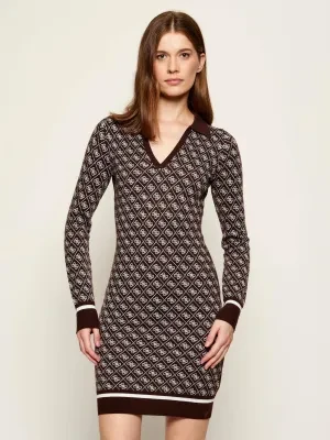 GUESS Sukienka AUBREY | z dodatkiem wełny