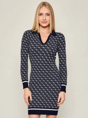 GUESS Sukienka AUBREY | z dodatkiem wełny