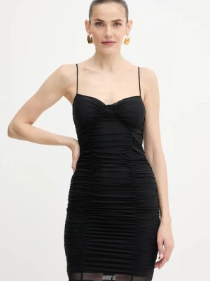 Guess sukienka CALLIE kolor czarny mini dopasowana W5YK0T KBAH2