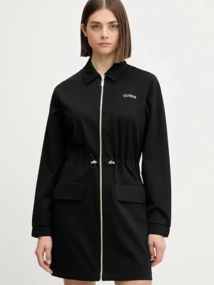 Guess sukienka CARLA kolor czarny mini rozkloszowana V5YK04 KCX42
