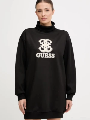 Guess sukienka CARMEN kolor czarny mini oversize V5YK07 KCX22