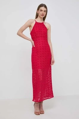 Guess sukienka CARMEN kolor czerwony maxi prosta W4GK0K WG7W0