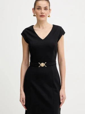 Guess sukienka CHRISSY kolor czarny mini prosta W5BK21 KCMU2