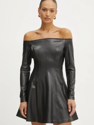 Guess sukienka CHRISSY kolor czarny mini rozkloszowana W5RK43 K8S30