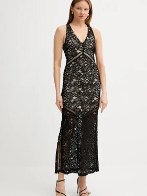 Guess sukienka CHRISTEL kolor czarny maxi dopasowana W5GK37 KCS90