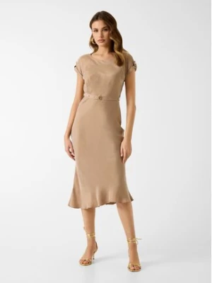 Guess Sukienka codzienna 181611 Brązowy Classic Fit