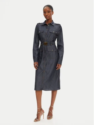 Guess Sukienka codzienna 5GGK05 7295A Granatowy Regular Fit