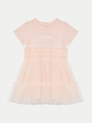 Guess Sukienka codzienna A5RK19 K6YW0 Różowy Regular Fit