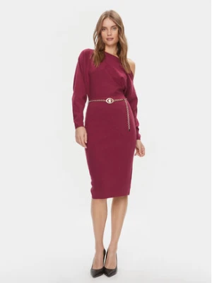 Guess Sukienka codzienna Allison W4RK06 Z2YJ2 Bordowy Regular Fit