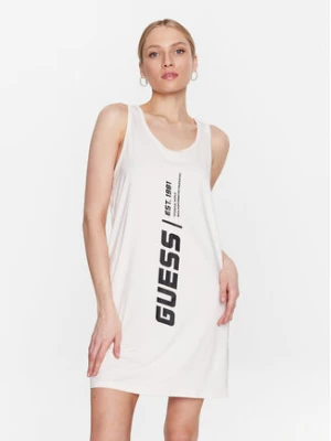 Guess Sukienka codzienna Ceara V3GP10 KBNV2 Beżowy Regular Fit