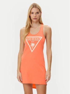 Guess Sukienka codzienna E3GP03 JA914 Pomarańczowy Regular Fit