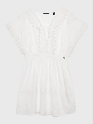 Guess Sukienka codzienna J3GK41 WFDN0 Biały Regular Fit