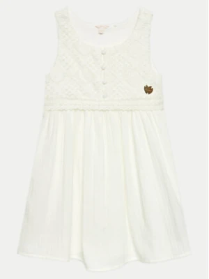 Guess Sukienka codzienna J4GK18 WG5H0 Écru Regular Fit