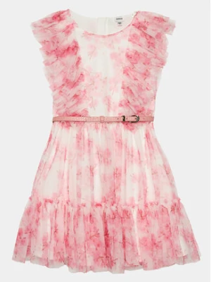 Guess Sukienka codzienna J4RK09 KAZO0 Różowy Regular Fit
