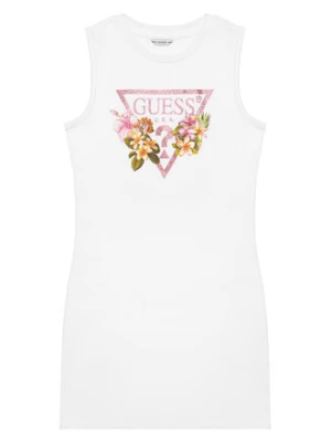 Guess Sukienka codzienna J4RK38 KA6W4 Biały Regular Fit
