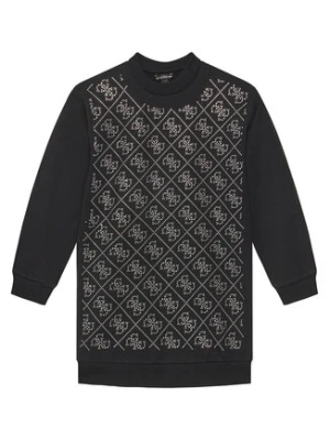 Guess Sukienka codzienna J5YK02 KA6V4 Czarny Regular Fit