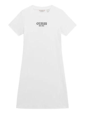 Guess Sukienka codzienna J5YK11 KBZP4 Biały Regular Fit