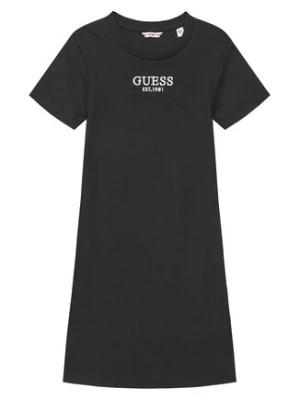 Guess Sukienka codzienna J5YK11 KBZP4 Czarny Regular Fit