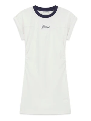 Guess Sukienka codzienna J6GK03 J1314 Biały Regular Fit