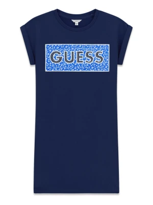 Guess Sukienka codzienna J6GK05 KAE24 Granatowy Regular Fit