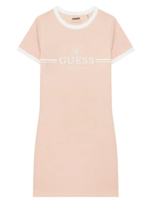 Guess Sukienka codzienna J6GK26 KCQX1 Różowy Slim Fit