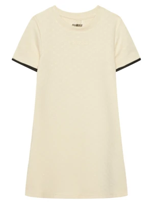 Guess Sukienka codzienna J6GK27 KF972 Biały Regular Fit Kremowy