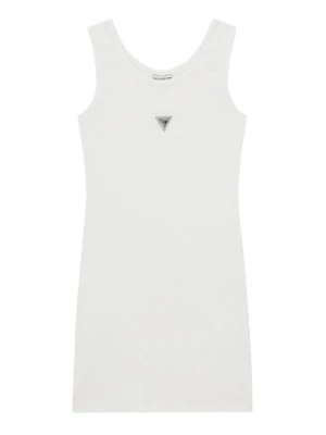 Guess Sukienka codzienna J6GK30 J1314 Biały Slim Fit
