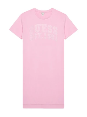Guess Sukienka codzienna J6RK00 KA6R4 Różowy Regular Fit