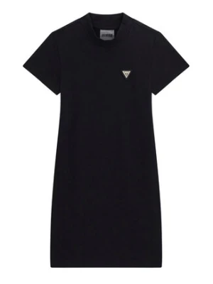 Guess Sukienka codzienna J6RK31 J1314 Czarny Regular Fit