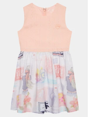 Guess Sukienka codzienna K4GK11 KC7Z0 Pomarańczowy Regular Fit