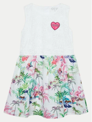 Guess Sukienka codzienna K4GK31 WG5N0 Biały Regular Fit