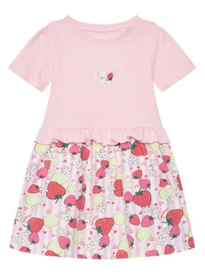 Guess Sukienka codzienna K6GK01 K6YW4 Różowy Regular Fit