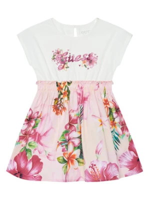 Guess Sukienka codzienna K6GK05 K6YW0 Różowy Regular Fit