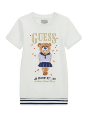 Guess Sukienka codzienna K6RK00 K6YW0 Różowy Regular Fit