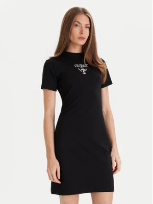 Guess Sukienka codzienna V4YK02 KCDH1 Czarny Regular Fit