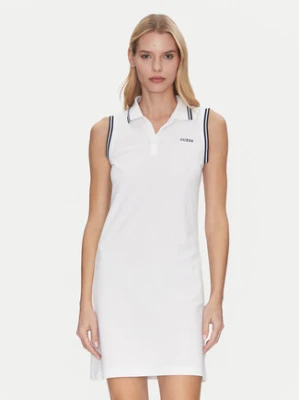 Guess Sukienka codzienna V5GK04 KCOK1 Biały Bodycon Fit