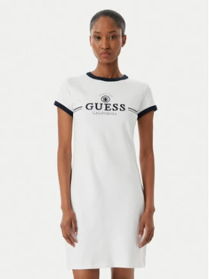Guess Sukienka codzienna V6GK05 K2988 Biały Regular Fit
