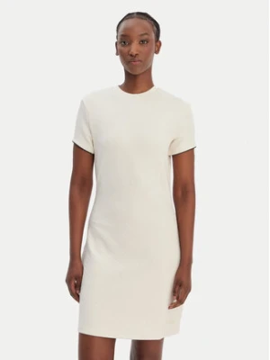 Guess Sukienka codzienna V6GK07 K3002 Écru Regular Fit