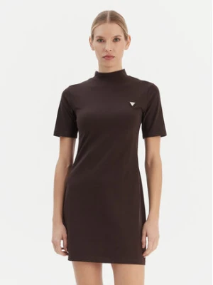 Guess Sukienka codzienna V6RK04 J1314 Brązowy Regular Fit
