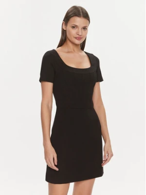Guess Sukienka codzienna W4RK15 KBJP2 Czarny Regular Fit