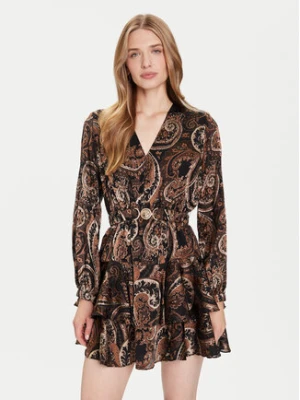 Guess Sukienka codzienna W5BK53 W2770 Brązowy Regular Fit