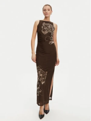 Guess Sukienka codzienna W5YK19 KCZC2 Brązowy Regular Fit