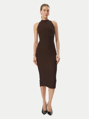 Guess Sukienka codzienna W6BK88 Z1920 Brązowy Slim Fit