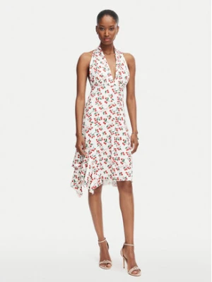 Guess Sukienka codzienna W6YKAV K6706 Kremowy Regular Fit